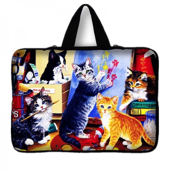 Laptoptasche # 99 Katzen