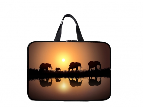 Laptoptasche Afrika Elefanten