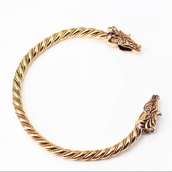 Armreif BRC-103 Hirsch aus Bronze