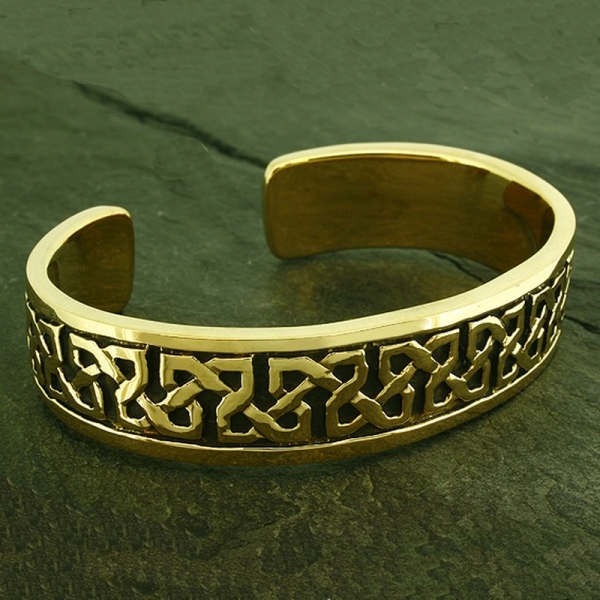 Armreif BRC-14 keltische Symbole aus Bronze