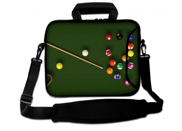 Laptoptasche Umhängetasche iLchev® Billardspiel