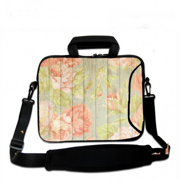 Laptoptasche Umhängetasche iLchev® Flowerwall