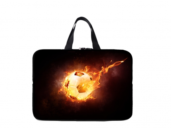 Laptoptasche Football on Fire