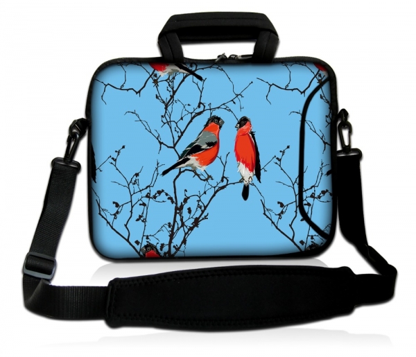 Laptoptasche Umhängetasche iLchev® Rotkehlchen