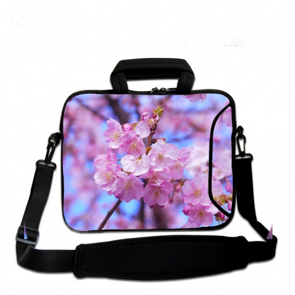 Laptoptasche Umhängetasche iLchev® Kirschblüte