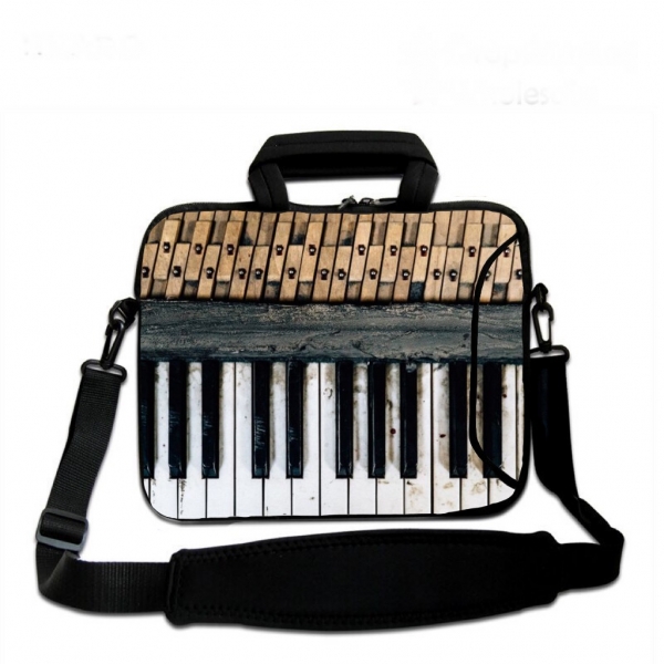 Laptoptasche Umhängetasche iLchev® Klavier