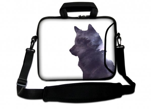 Laptoptasche Umhängetasche iLchev® Lupus