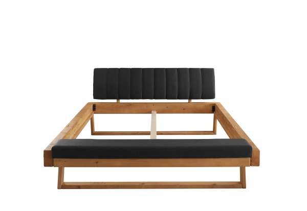 Balkenbett Sarja 200x180cm Fichte massiv geölt