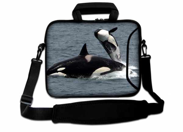 Laptoptasche Umhängetasche iLchev® Schwertwal