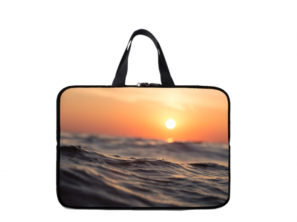 Laptoptasche Sonnenuntergang im Meer