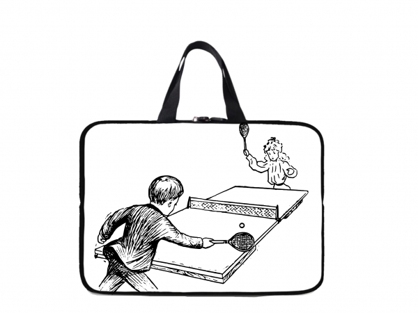 Laptoptasche Tabletennis History