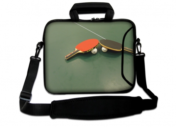 Laptoptasche Umhängetasche iLchev® Tischtennis