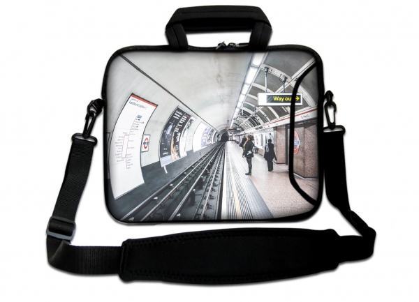Laptoptasche Umhängetasche iLchev® Undergroundstation