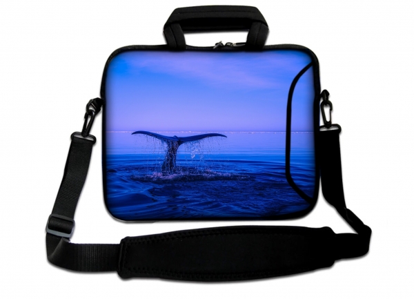 Laptoptasche Umhängetasche iLchev® Walflosse